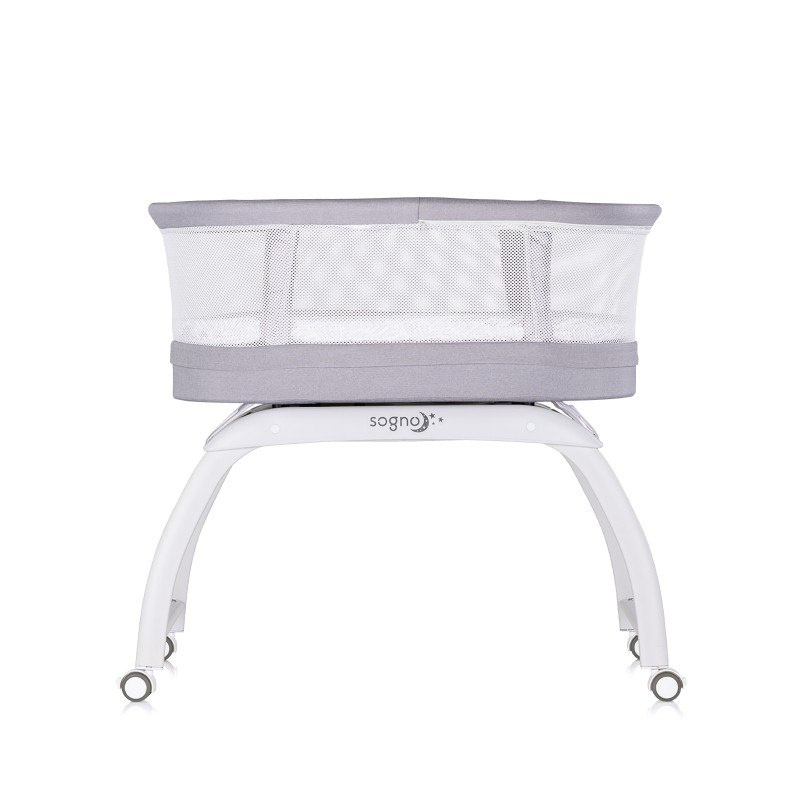 Λίκνο Κούνια Μωρού με LED Οθόνη - “Sogno" grey