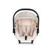 Car seat w/adaptors 40-87 cm AURA biscotta