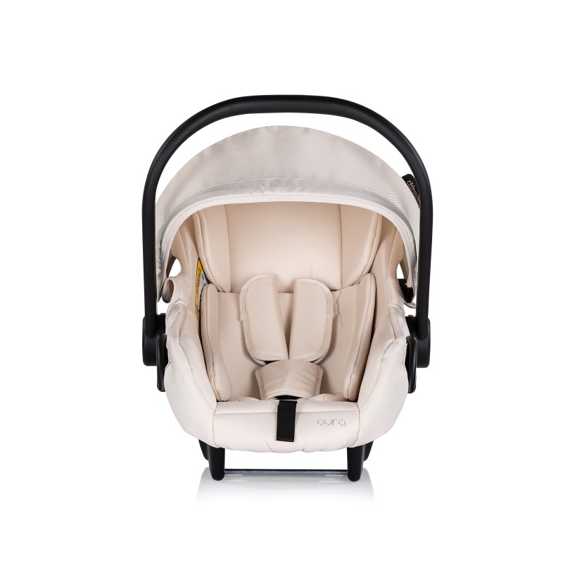 Car seat w/adaptors 40-87 cm AURA biscotta