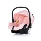 Car seat w/adaptors 40-87 cm AURA pink marshmallow Car seat w/adaptors 40-87 cm AURA pink marshmallow