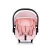 Car seat w/adaptors 40-87 cm AURA pink marshmallow