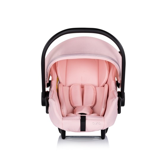 Car seat w/adaptors 40-87 cm AURA pink marshmallow Car seat w/adaptors 40-87 cm AURA pink marshmallow