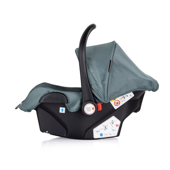 Car seat w/adaptors 40-87 cm AURA basil Car seat w/adaptors 40-87 cm AURA basil