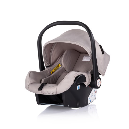 Car seat w/adaptors 40-87 cm AURA tiramisu