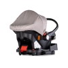 Car seat w/adaptors 40-87 cm AURA tiramisu