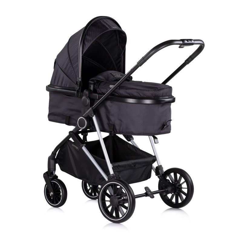 Baby transformable stroller AURA blackberry