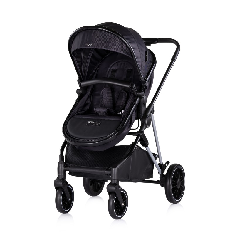 Baby transformable stroller AURA blackberry