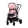 Baby transformable stroller AURA pink marshmallow