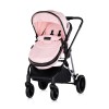 Baby transformable stroller AURA pink marshmallow