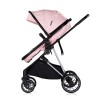 Baby transformable stroller AURA pink marshmallow