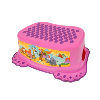 Platform and stool "Safari"  pink