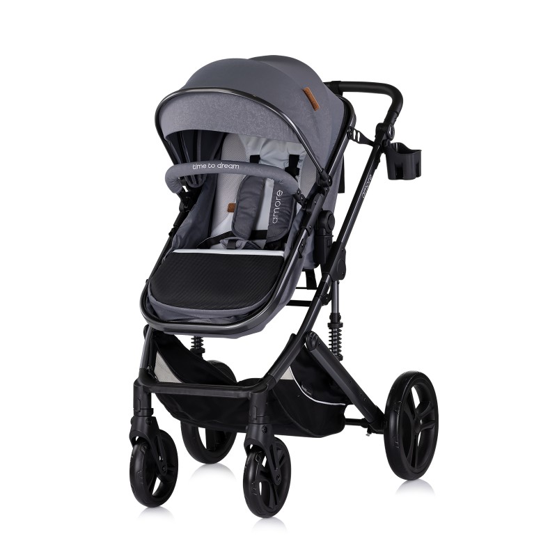 Πολυκαρότσι Μωρού 2 σε 1 - "Amore" cloud grey