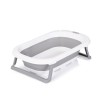 Folding bathtub Isla with bath net (81 cm)  - grey
