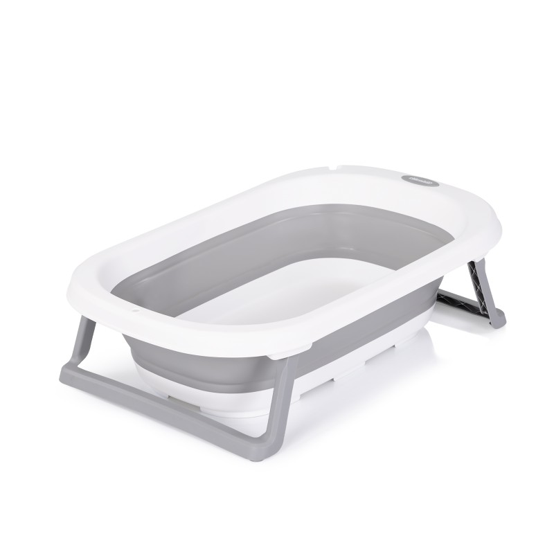 Folding bathtub Isla with bath net (81 cm)  - grey