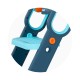 Toilet trainer seat with ladder Flippy blue Toilet trainer seat with ladder Flippy blue