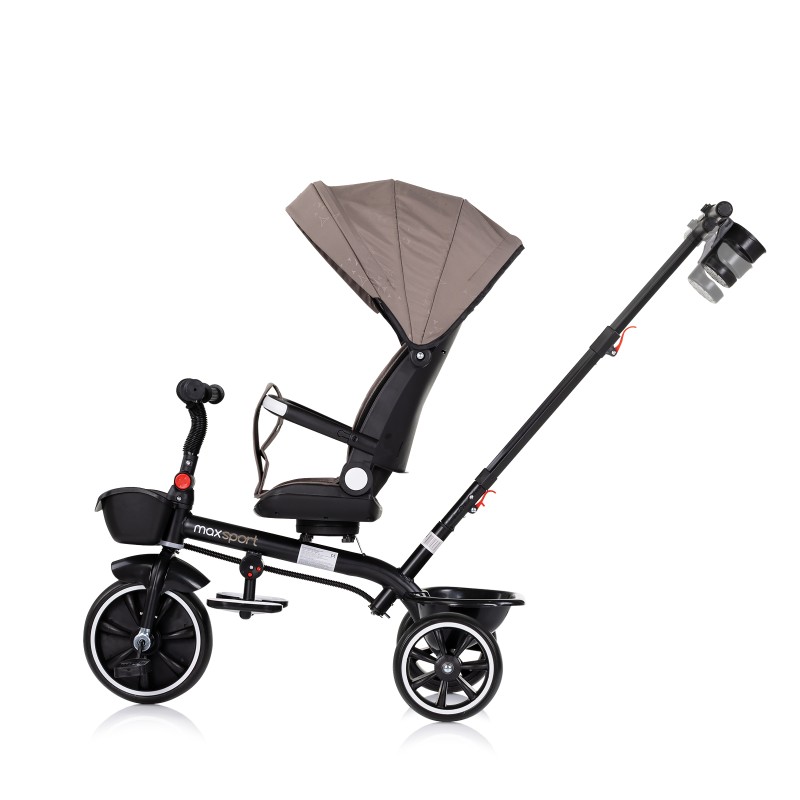 Tricycle with canopy Max Sport tiramisu