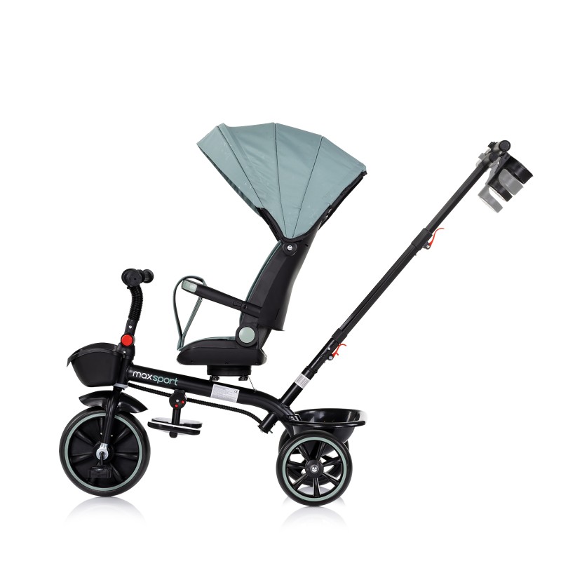 Tricycle with canopy Max Sport basil