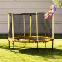 Large Trampoline Sporty 140 cm with Basketball Hoop