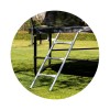 Large Trampoline Basketball 305 cm with Hoop and Ladder