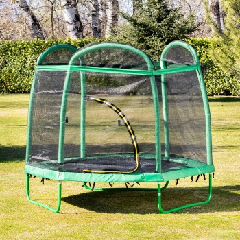 Large Trampoline Party 215 cm, green