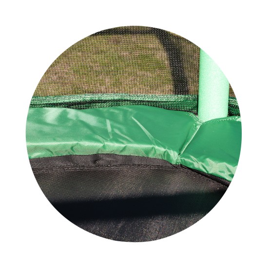 Large Trampoline Party 215 cm, green Large Trampoline Party 215 cm, green