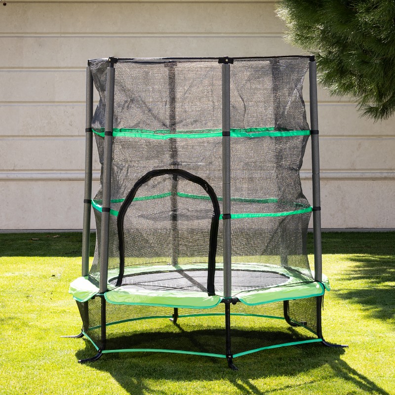 Childrens Trampoline Up & Down 130 cm, green