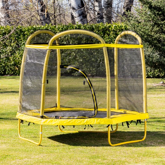 Large Trampoline Party 215 cm, yellow Large Trampoline Party 215 cm, yellow