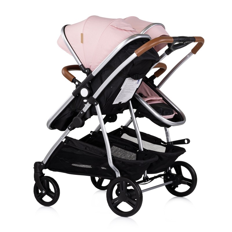 Καρότσι Διδύμων - Duo Smart pink marshmellow