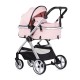 Πολυκαρότσι Μωρού 2 σε 1 - VISTA pink marshmallow