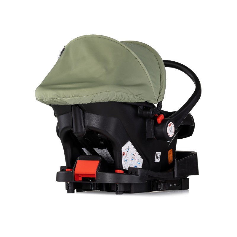 Κάθισμα Αυτοκινήτου με Αντάπτορες - 40-87 cm - VISTA - basil