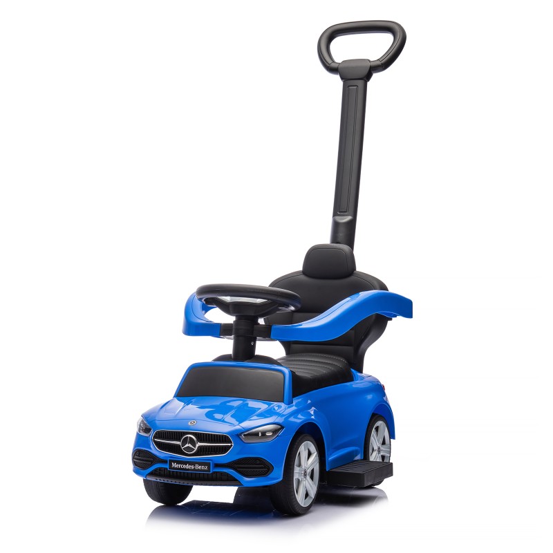 Ride on car with handle MERCEDES BENZ C-CLASS blue