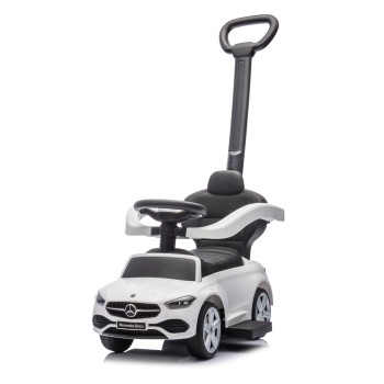 Ride on car with handle MERCEDES BENZ C-CLASS white