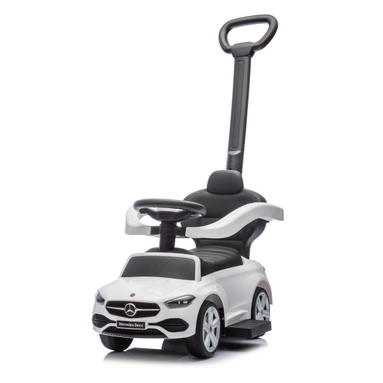 Ride on car with handle MERCEDES BENZ C-CLASS white
