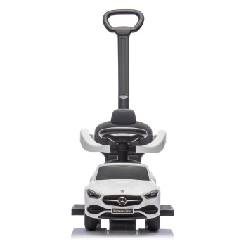 Ride on car with handle MERCEDES BENZ C-CLASS white