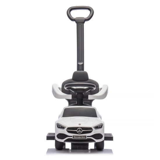 Ride on car with handle MERCEDES BENZ C-CLASS white