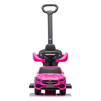 Ride on car with handle MERCEDES BENZ C-CLASS pink
