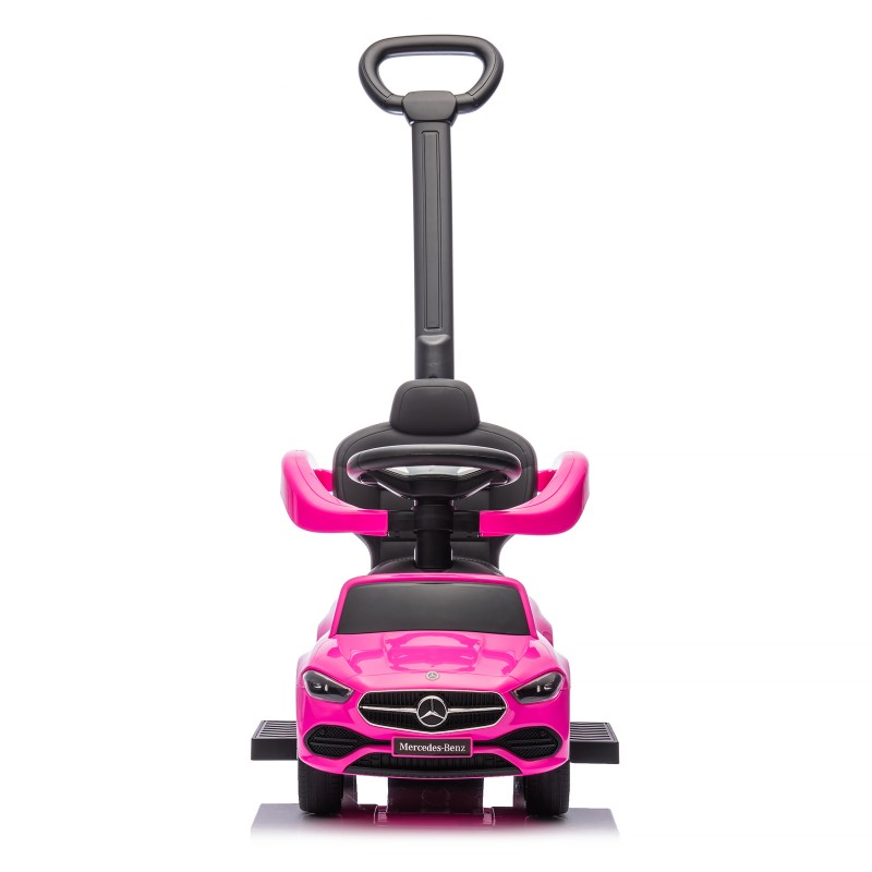 Ride on car with handle MERCEDES BENZ C-CLASS pink
