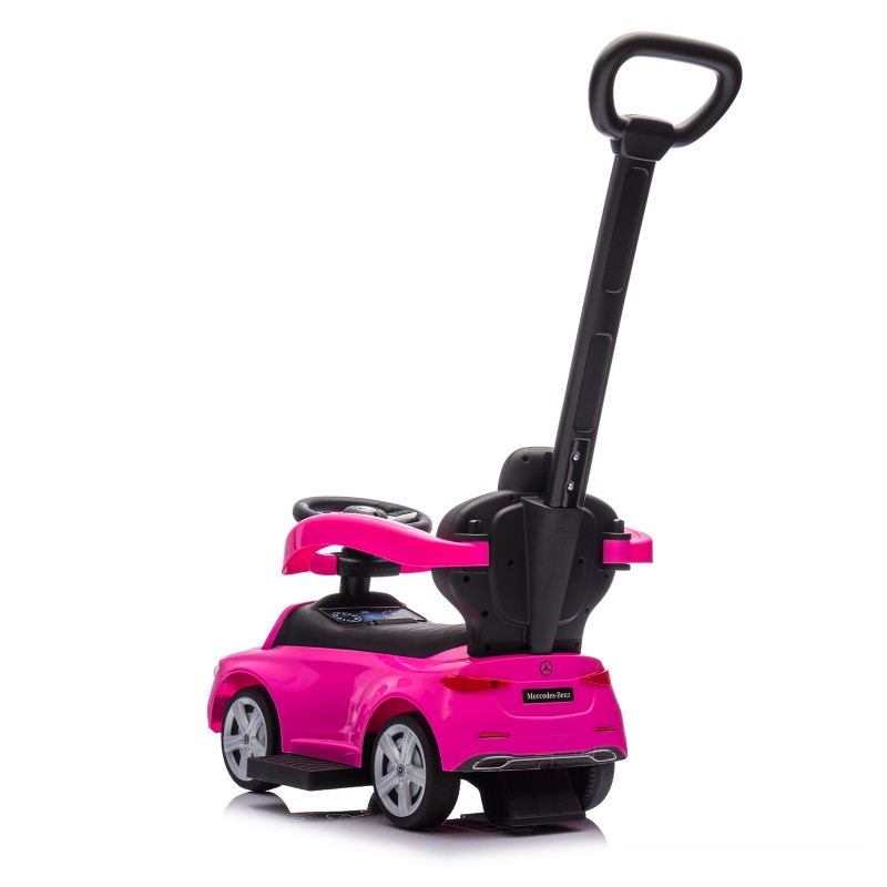 Ride on car with handle MERCEDES BENZ C-CLASS pink
