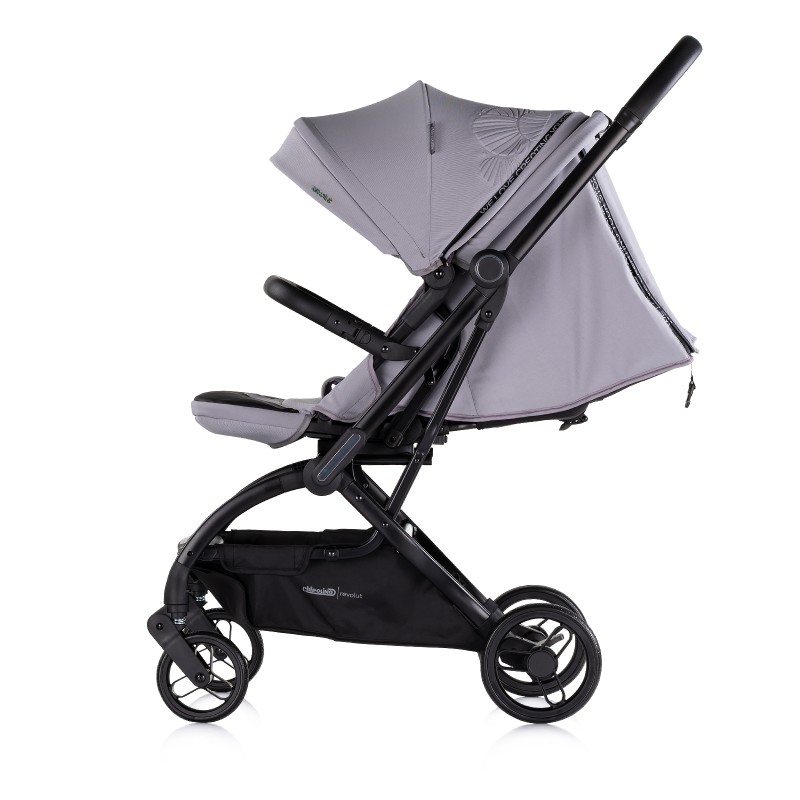 Baby stroller 360 seat rotation REVOLUT cloud grey