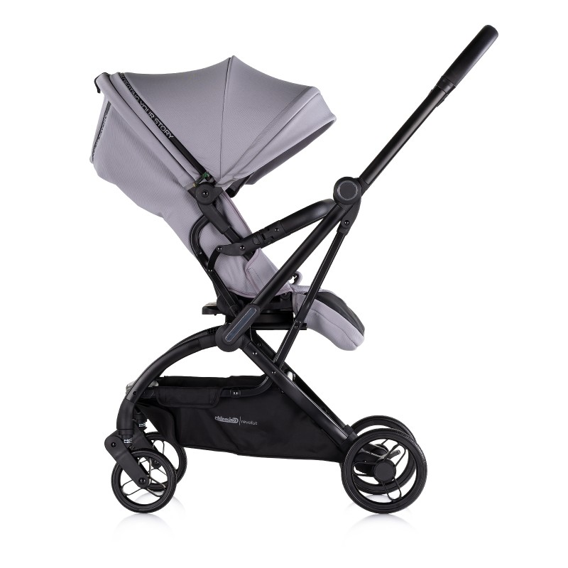 Baby stroller 360 seat rotation REVOLUT cloud grey