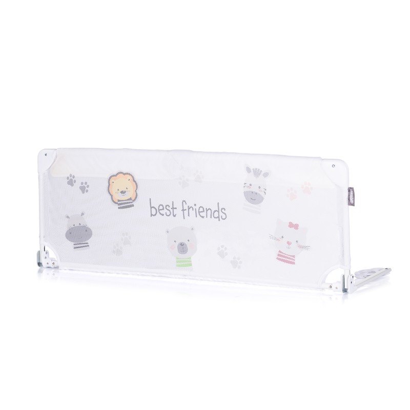 Bed guard ANIMALS white