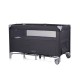 Foldable travel cot with drop side Relax anthracite linen Foldable travel cot with drop side Relax anthracite linen