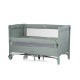 Foldable travel cot with drop side Relax basil linen