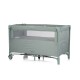 Foldable travel cot with drop side Relax basil linen