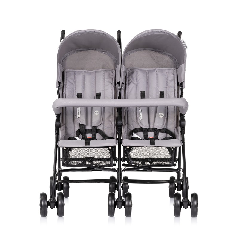 Παιδικό Καρότσι για Δίδυμα - "Double Point" cloud