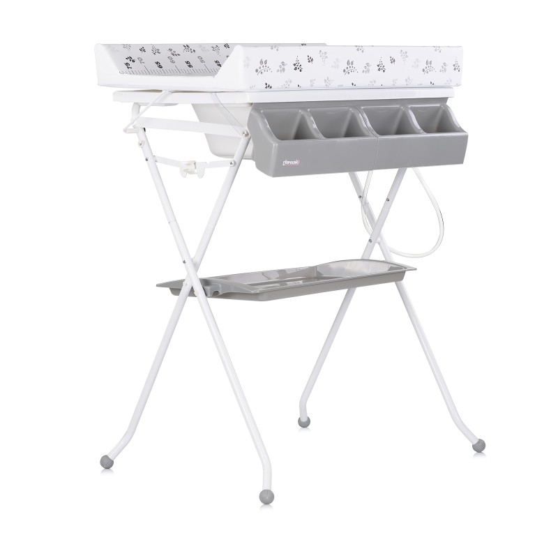 Bath tub with bath stand and chanigng pad Aqua  Giraffe