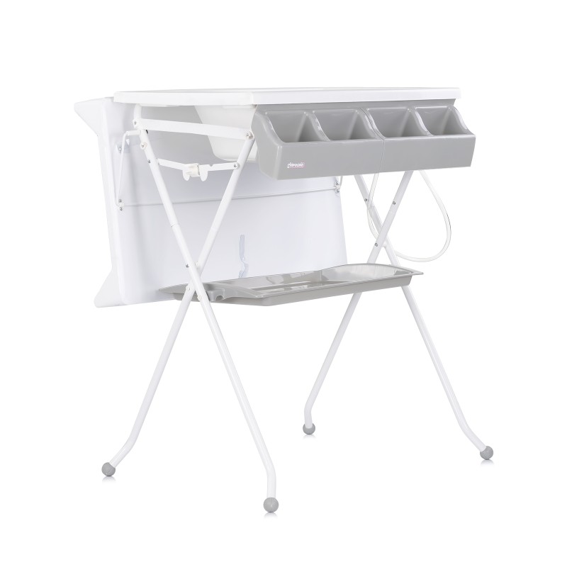 Bath tub with bath stand and chanigng pad Aqua  Giraffe