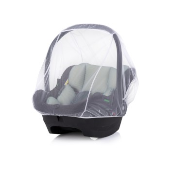 Mosquito net for car seat white