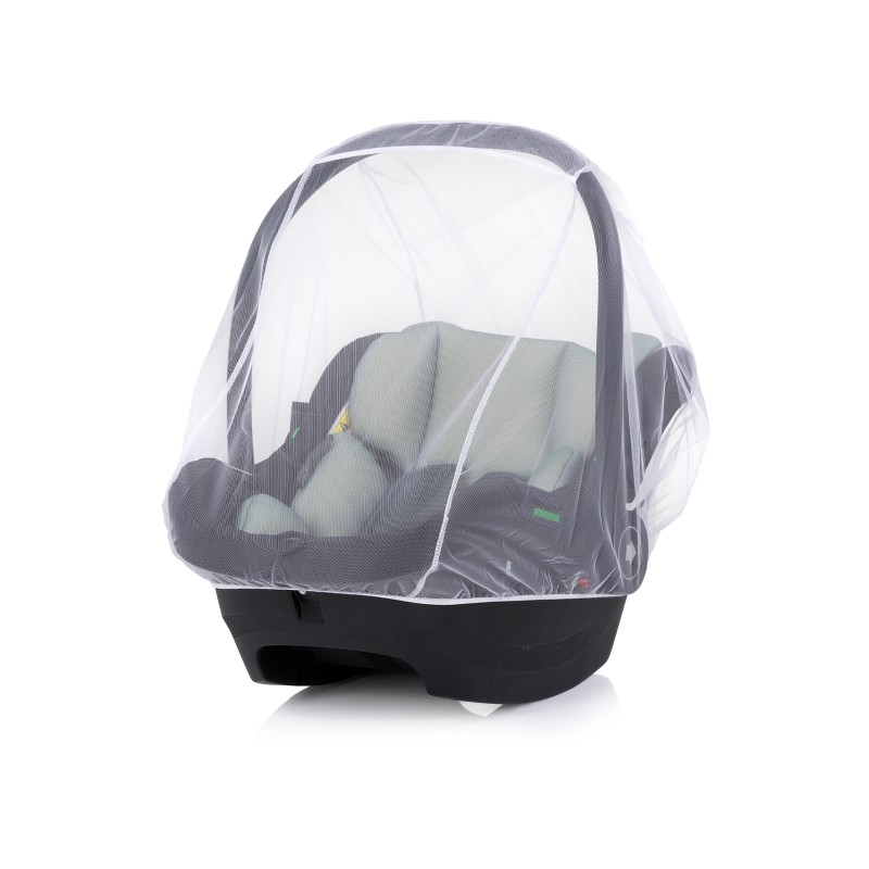 Mosquito net for car seat white