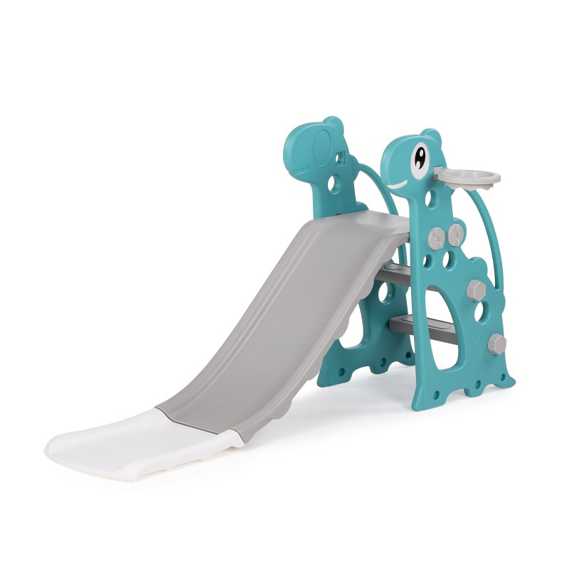 Kids slide 116 cm. DINO green